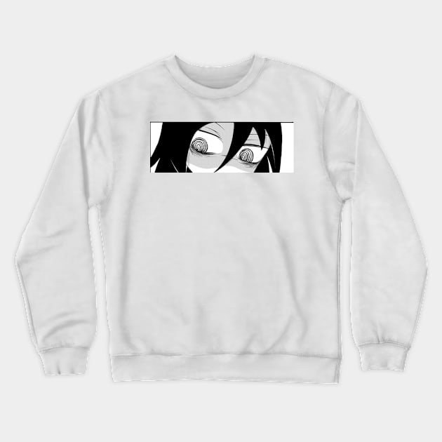 Tomoko Eyes Crewneck Sweatshirt by KokoroPopShop